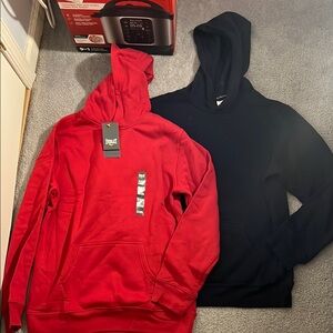 Red and Navy Everlast Boys Hoodies